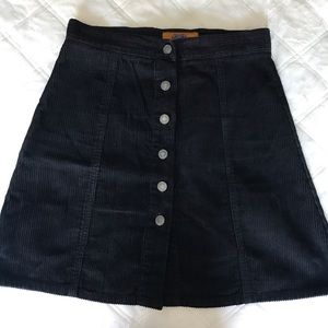 Cute Vintage Corduroy Mini Skirt